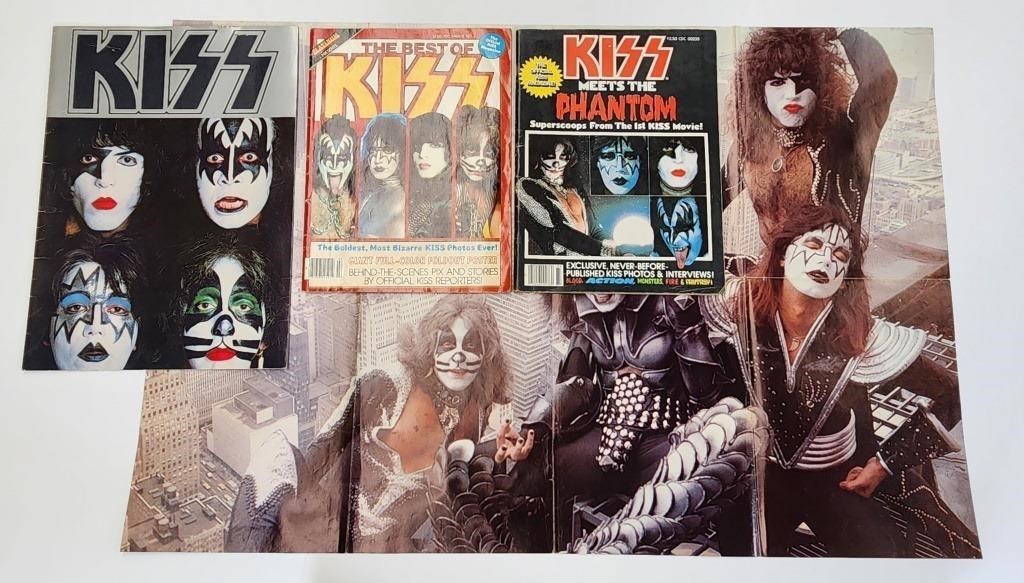 VINTAGE KISS PROGRAM & CONCERT TICKET +