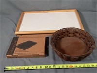 Pampered Chef Small Bar Pan, Koch Basket made in
