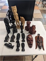 Collection of Asian and African Figures