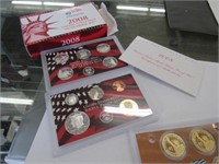 2008 Sacagawea $1 Bronze, Monroe $1 Bronze