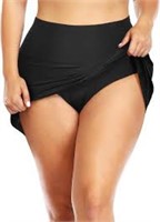 Women's Plus Size High Waist Swim Skirt Size 3XL