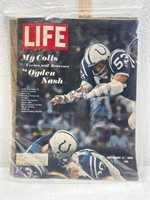 1968 signed Life magazine- Dennis Gaubatz Colts