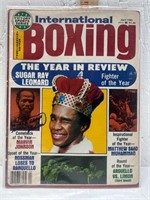 International boxing magazine signed- Marvin