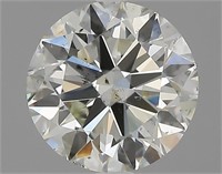 Gia Certified Round Cut 2.00ct Si2 Diamond