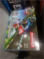 Mario Kart game says cars stick