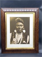 Framed Photo of Chief Joseph of Nez Perce Tribe