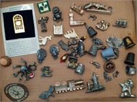 Lot of pewter figurines