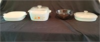 Corning Ware and Pyrex Casserole Dishes