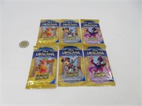 6 pack de cartes neufs Lorcana Disney