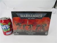 Warhammer , 5 miniatures Raptors neuf