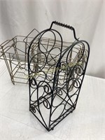 Wire Baskets & Wine Rack