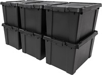 (19 US Gal.) Heavy-Duty Stackable Storage Totes,