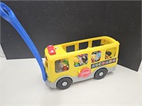 12 pc. Fisher Price Little People School Bus