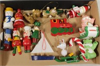 Vintage Wooden Christmas Ornaments