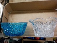 Cut bowl & blue bowl may find flakes