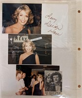 Deidre Hall Photo Album Page with signature cut