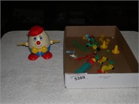 Vintage Fisher-Price Humpty Dumpty Pull Toy &