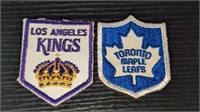 2 1960's OPC Hockey Crest Toronto LA Kings
