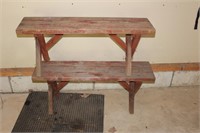 2 Wooden Benches