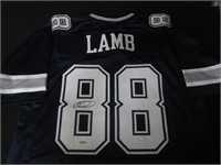 COWBOYS CEEDEE LAMB SIGNED JERSEY GAA COA