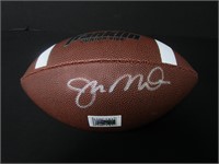 JOE MONTANA SIGNED FOOTBALL HERITAGE COA