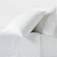 King 250 Thread Count Organic Percale Sheet Set