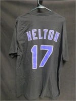 Todd Helton Rockies Shirt Size XL