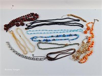 Vintage Necklaces: Art Glass, Avon, Eisenberg