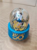 50 year Anniversary Snoopy Confetti Globe