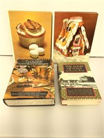 Set of vintage cooking books