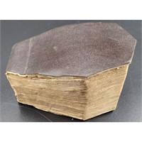 Antique Leather Bound Miniature Pocket Quran