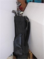 Misc Golf Clubs- incl. Dunlop Reacton & Bag