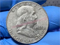 1963-D Franklin Silver Half Dollar (90% silver)
