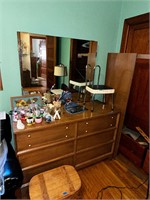 Birchcraft Dresser w/Mirror & Full Size Headboard