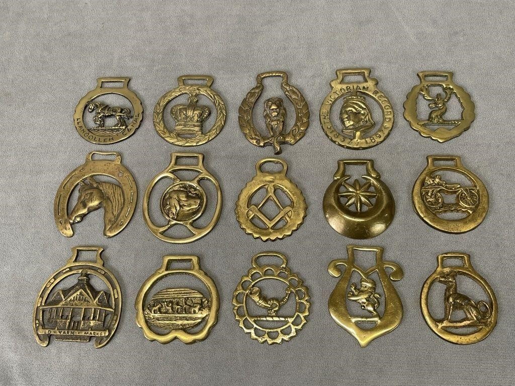 15 Various Horse Brasses