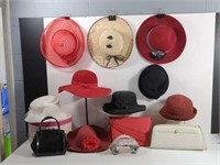 Vintage Hats and Purses