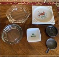 Collection of Assorted Ash Trays