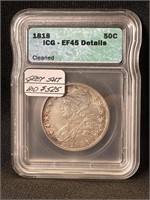 1818 BUST HALF DOLLAR