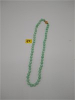 JADE ?? beaded necklace Asian clasp