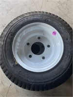 2 5-Lug Tires with Wheels Load Star 4.70/4.00-8