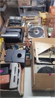 Lot of broken electronics and misc part and