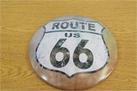 12" Across Metal Route 66 Sign