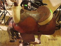 Rawhide saddle SLE T Saddlery Aubrey TX