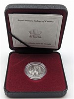 2001 Royal Military Sterling College Silver Coin
