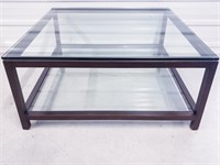 COFFEE TABLE - 2 LAYER GLASS