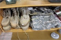 MILITARY BOOTS - CAMO - LARGE
