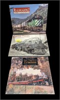 3 Sealed Classic Magnificent Trains Calendars