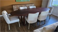 7PC DINING TABLE & CHAIRS