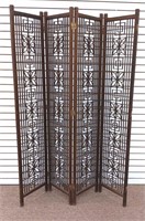 Mahogany Folding Screen - As Is