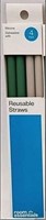 8 PACK Room Essentials Silicone Straws